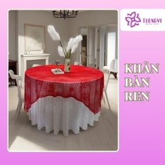 KHĂN TRẢI BÀN REN