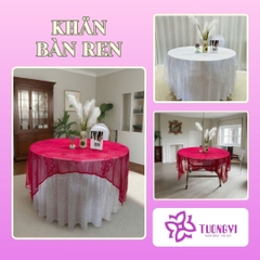KHĂN TRẢI BÀN REN