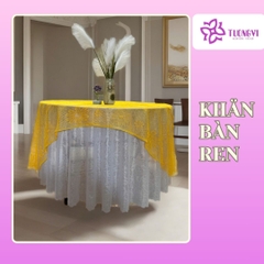 KHĂN TRẢI BÀN REN