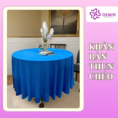 Khăn trải bàn tròn 1.2m phủ chân cao 60 cm