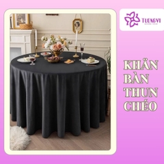 Khăn trải bàn tròn 1.2m phủ chân cao 60 cm
