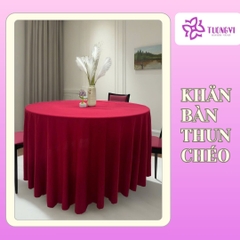 Khăn trải bàn tròn 1.2m phủ chân cao 60 cm