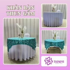 Khăn trải bàn thun gấm