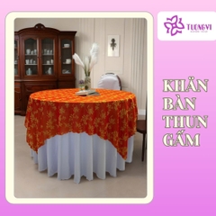 Khăn trải bàn thun gấm