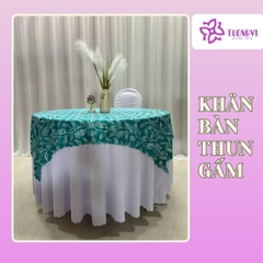 Khăn trải bàn thun gấm