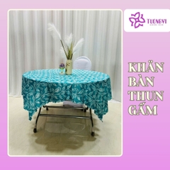 Khăn trải bàn thun gấm