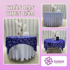 Khăn trải bàn thun gấm