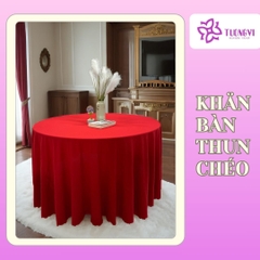 Khăn trải bàn tròn 1.2m phủ chân cao 60 cm