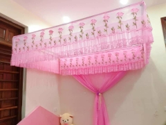 Bộ màn ngủ chống muỗi khoan tường khung vuông cố định inox, vải tuynh lạnh