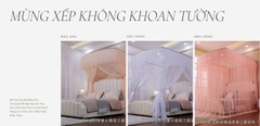 MÙNG KHÔNG KHOAN TƯỜNG XẾP GỌN HÀNG NHẬP KHẨU NGUYÊN BỘ