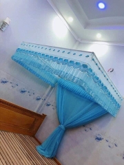 Mùng khung LÙA NGANG (LÙA HÔNG) kiểu vuông inox chống muỗi -không kèm khung