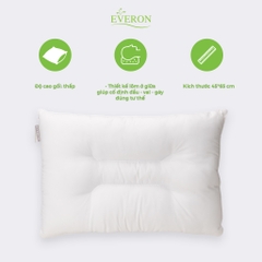 Ruột gối thư giãn cổ 45*65 Micrelax gối thấp dành cho người mỏi vai gáy , rối loại tiền đình