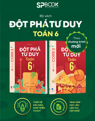 Combo sách Đột phá tư duy Toán 6 tập 1 + tập 2
