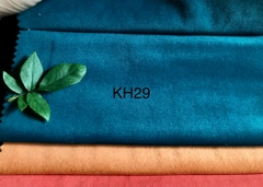 KITA-SAMI-KH-29:-VẢI NHUNG CAO CẤP - MÀU XANH CỔ VỊT