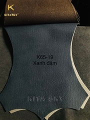 KITA-K65-19:-MÀU DA CÁT VẢI GIẢ DA VÂN TRƠN