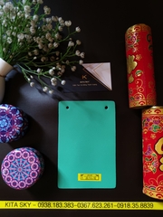 KITA-ZUNA-52:-MÀU XANH NGỌC/LƠ MEDIUM-AQUAMARINE VÂN CHÌM