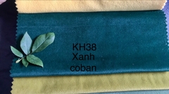 KITA-SAMI-KH-38:-VẢI NHUNG CAO CẤP - MÀU XANH LÁ CÂY ĐẬM