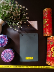KITA-ZUNA-14:-MÀU XANH XÁM KHÓI LIGHT-SLATE-GRAY PASTEL VÂN CHÌM