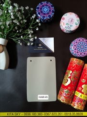 KITA-HAMI-45:-MÀU XÁM KEM LIGHT-WHITE-SMOKE VÂN ĐẾ VẢI