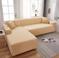 KITA-COT-PIXIE-15:-ÁO TRÙM COTTON TRƠN - MÀU KEM SỮA
