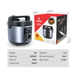 Nồi cơm điện Kalpen R8 1.2L