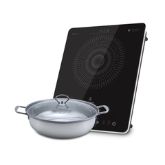 Bếp từ đơn Kalpen ICK-1613 2000W tặng nồi 28cm