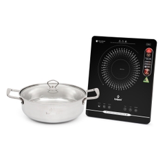 Bếp từ đơn Kalpen IK9 2000W tặng nồi 30cm