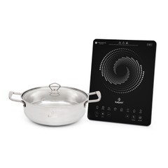 Bếp từ đơn Kalpen IK7 2000W tặng nồi 30cm
