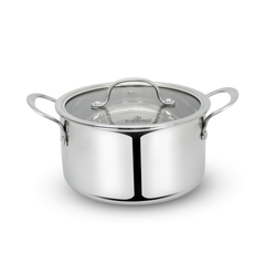 Bộ nồi chảo 4 món Inox 304 liền khối Kalpen Kampfer KF2 16-20-24 chảo 26cm