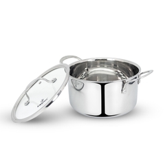 Bộ nồi chảo 4 món Inox 304 liền khối Kalpen Kampfer KF2 16-20-24 chảo 26cm