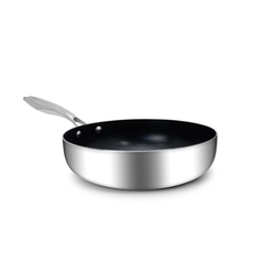 Bộ nồi chảo 4 món Inox 304 liền khối Kalpen Kampfer KF2 16-20-24 chảo 26cm