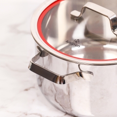 Bộ 3 nồi Inox 304 liền khối Kalpen Emer EM1 16-20-24cm