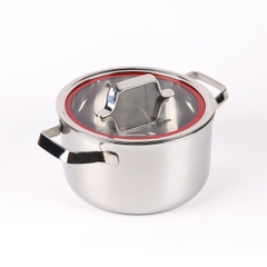 Bộ 3 nồi Inox 304 liền khối Kalpen Emer EM1 16-20-24cm