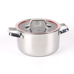 Bộ 3 nồi Inox 304 liền khối Kalpen Emer EM1 16-20-24cm