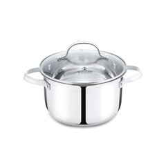 Bộ 3 nồi Inox 5 lớp đáy Kalpen Lermat L1 16-20-24cm