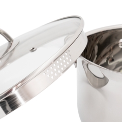 Bộ 3 nồi Inox 5 lớp đáy Kalpen Lermat L1Pro 16-20-24cm