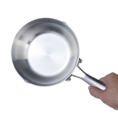 Chảo Inox 304 liền khối miệng rót Kalpen Lager