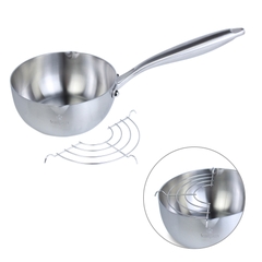 Chảo Inox 304 liền khối miệng rót Kalpen Lager