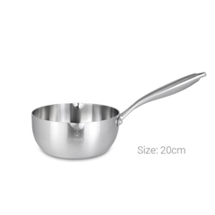 Chảo Inox 304 liền khối miệng rót Kalpen Lager