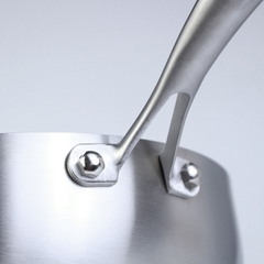 Chảo Inox 304 liền khối miệng rót Kalpen Lager