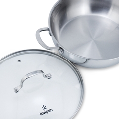 Chảo Lẩu Inox 304 Đúc Liền Nguyên Khối Kalpen