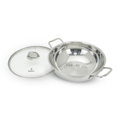 Chảo xào Inox 304 liền khối Kalpen Lager