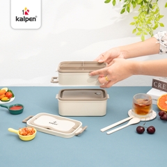 Hộp cơm 2 tầng Inox 304 Kalpen AR10 1.9L