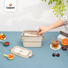 Hộp cơm 2 tầng Inox 304 Kalpen AR10 1.9L