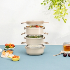 Hộp cơm 3 tầng Inox 304 Kalpen AR11 2.1L