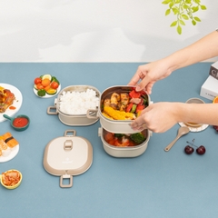 Hộp cơm 3 tầng Inox 304 Kalpen AR11 2.1L