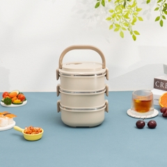 Hộp cơm 3 tầng Inox 304 Kalpen AR11 2.1L