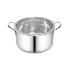 Bộ nồi chảo 5 món Inox 304 liền khối Kalpen Kampfer KF3 16-20-24 chảo 24cm