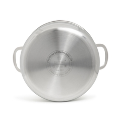 Bộ nồi chảo 5 món Inox 304 liền khối Kalpen Kampfer KF3 16-20-24 chảo 24cm