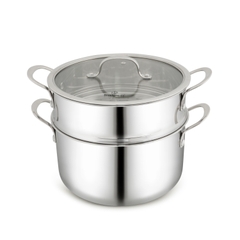 Bộ nồi chảo 5 món Inox 304 liền khối Kalpen Kampfer KF3 16-20-24 chảo 24cm